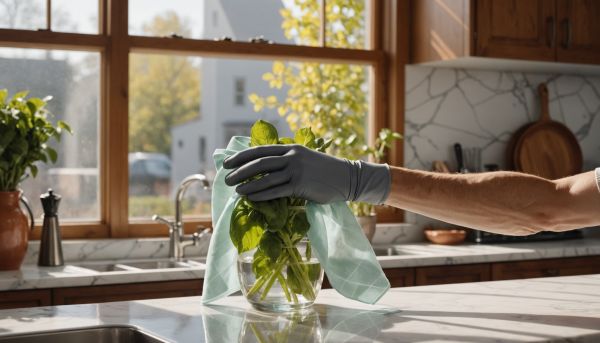 Astiquer les vitres et les miroirs sans laisser de traces nettes