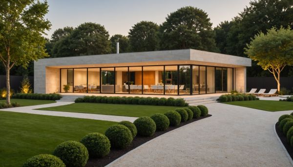 Comment aménager un jardin paysager autour de sa nouvelle villa