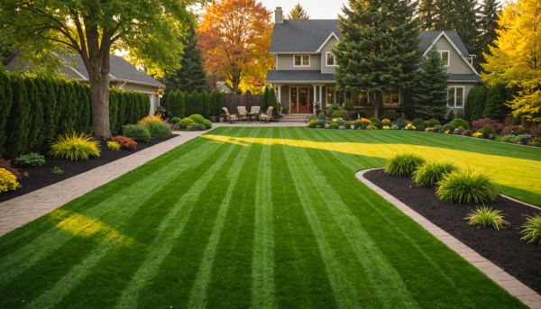 Le gazon en rouleau verdit le jardin en un temps record pro