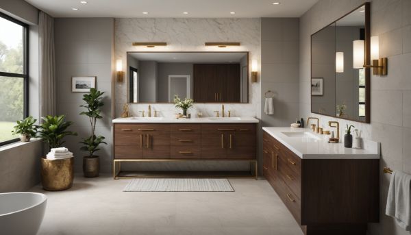 Quel type de meuble vasque double privilégier chez soi ici